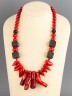 Бусы из коралла "Фламенко" 10-102