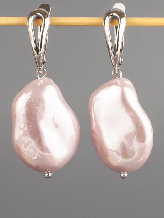 Серьги из перламутра "Настроение" 03-1528