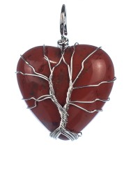 Кулон из яшмы «Сердечко» 01-572