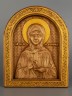 Икона Блаженная Матрона резная из дерева 51-005