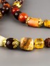 Бусы из сердолика "Сладкий апельсин" 10-158