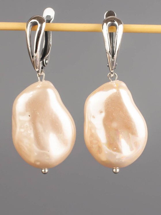 Серьги из перламутра "Настроение" 03-1529