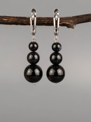 Серьги из агата "Дарина" 03-1688