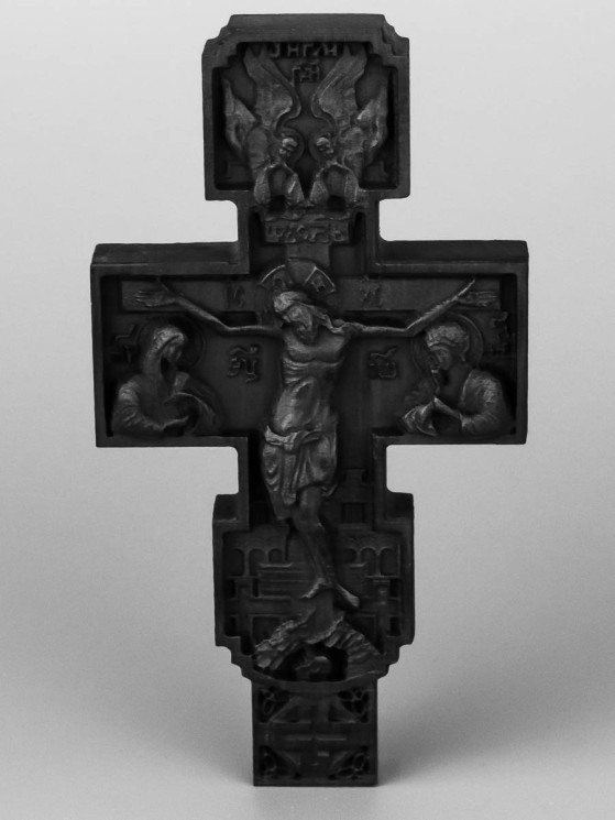 Православный крест из дерева 90х45 мм 53-002