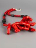 Бусы из коралла "Фламенко" 10-104
