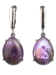Серьги из аметиста "Майя" сг-210-АМ
