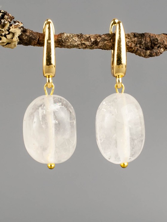 Серьги из горного хрусталя "Настроение" 03-1499