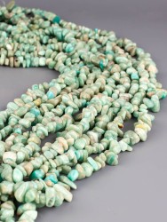Бусины из амазонита "Галтовка" 01-779