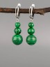 Серьги "Дарина" иск. малахит нс-8256