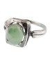 Кольцо из нефрита "Квадрос" кг-118-НФ