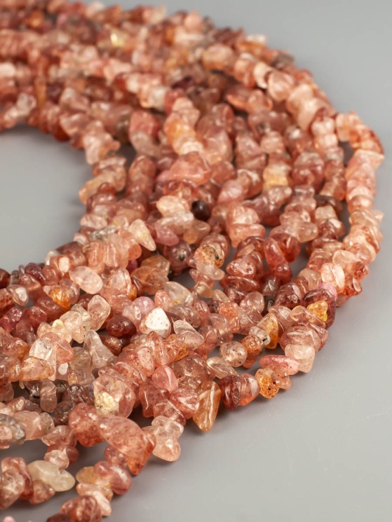 Бусины из кварца "Галтовка" 01-1222