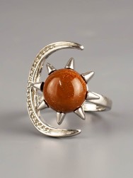 Кольцо из авантюрина "Мечта" 04-901