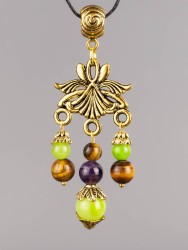 Кулон-оберег со шнурком  "3 хранителя-Стрелец" пд-1055