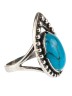 Кольцо из им. бирюзы "Василиса" кг-249-БРГ