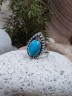 Кольцо из им. бирюзы "Василиса" кг-249-БРГ