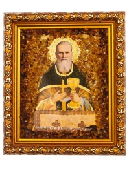  Икона Святой Иоанн Кронштадтский пдв-923
