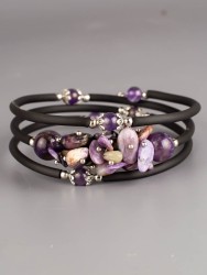 Браслет из чароита "Мелодия" 02-1104