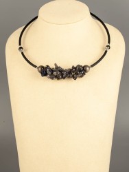 Колье из иолита "Мелодия" 01-1245