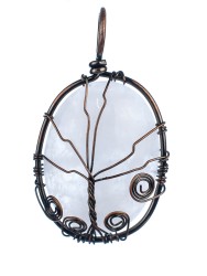 Кулон из горного хрусталя «Дивный сад» 01-551