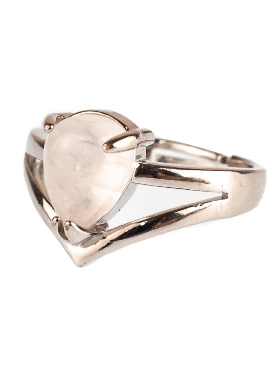 Кольцо из розового кварца "Мечта" 04-453
