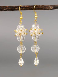 Серьги из хрусталя "Восток" 03-1733