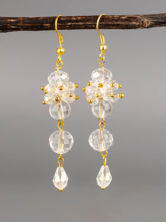 Серьги из хрусталя "Восток" 03-1733