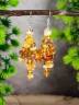 Серьги из сердолика "Глициния" 03-1762