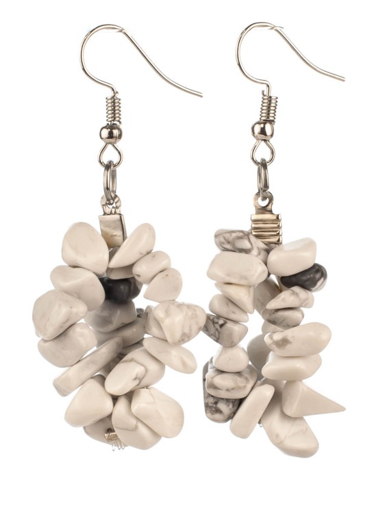 Серьги из турквенита "Забава" с9659