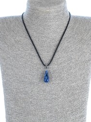 Кулон со шнурком из содалита "Адажио" пд-0985