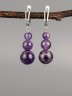 Серьги "Дарина" аметист нс-8258