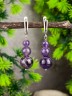 Серьги "Дарина" аметист нс-8258