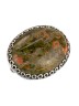 Брошь из унакита "Коронация" бшс-5124