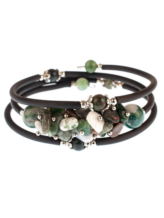 Браслет из яшмы "Мелодия" 02-1043