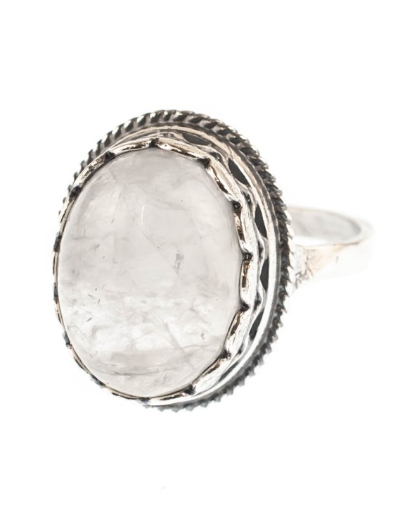 Кольцо из горного хрусталя "Бэйла" кг-003-ХР