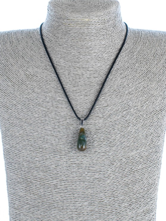 Кулон со шнурком из яшмы "Адажио" пд-0986