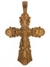Православный крест из дерева дуб 80х50 мм 53-006