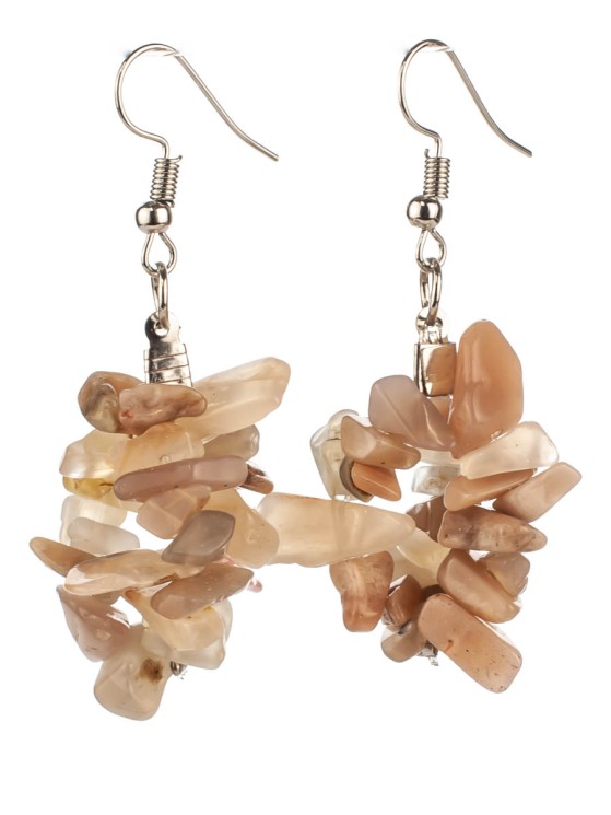 Серьги из солнечного камня "Забава" с9662