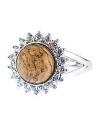 Кольцо из яшмы "Радость" 04-141