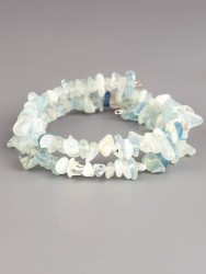 Браслет из аквамарина «Галактика» 02-1079