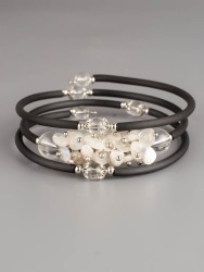 Браслет из адуляра "Мелодия" 02-1107