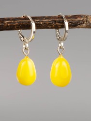 Серьги из кошачьего глаза "Адажио" 03-1737