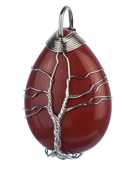 Кулон из яшмы «Дивный сад» 01-558