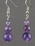 Серьги из аметиста "Дарина" с9246