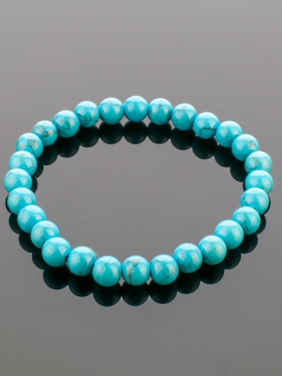 Браслет из иск. бирюзы "Классика 6" бп11308