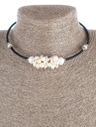 Колье из жемчуга "Мелодия" 01-464