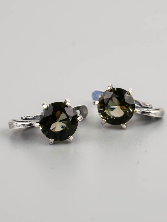 Серьги из фианита "Любаша" сг-034-ФНТ