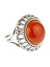 Кольцо из сердолика "Рассвет" кг-239-СР