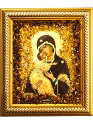 Икона "Икона Владимирская Богородица" пдв-443