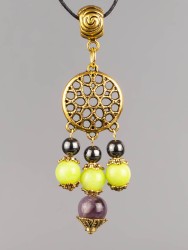 Кулон-оберег со шнурком  "3 хранителя-Овен" пд-1065