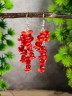Серьги из коралла "Глициния" 03-1770